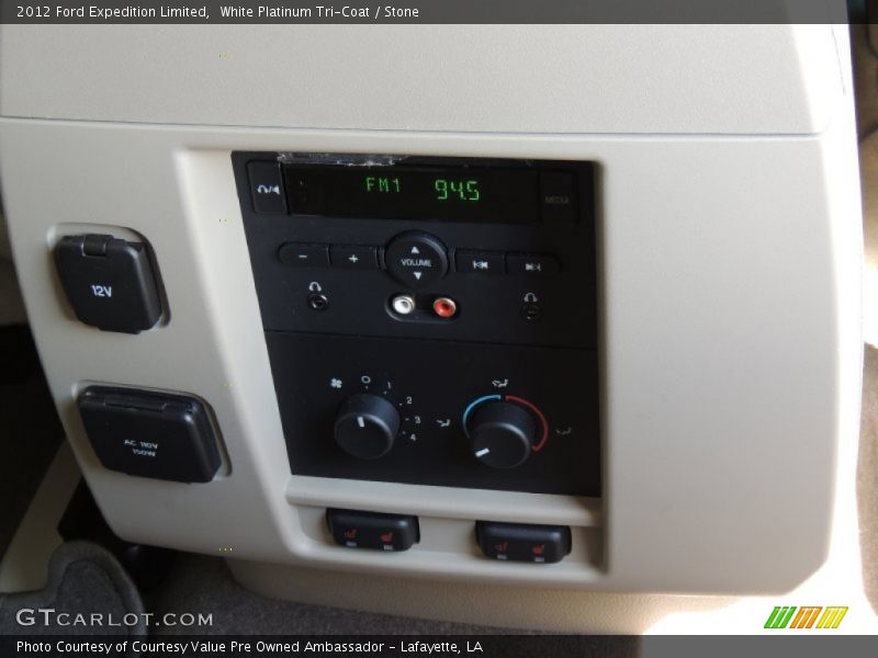White Platinum Tri-Coat / Stone 2012 Ford Expedition Limited