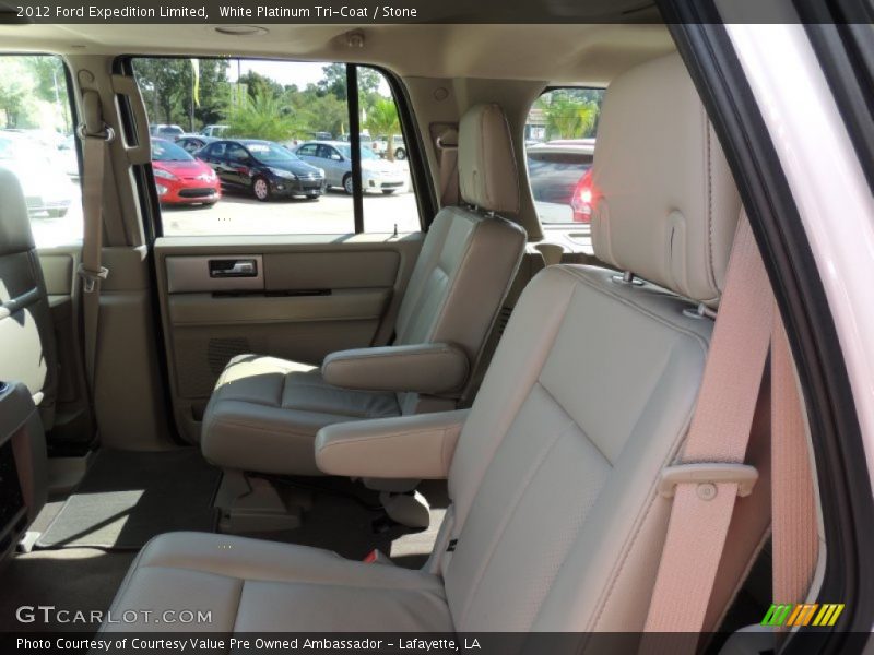 White Platinum Tri-Coat / Stone 2012 Ford Expedition Limited