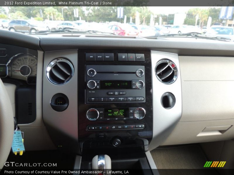 White Platinum Tri-Coat / Stone 2012 Ford Expedition Limited