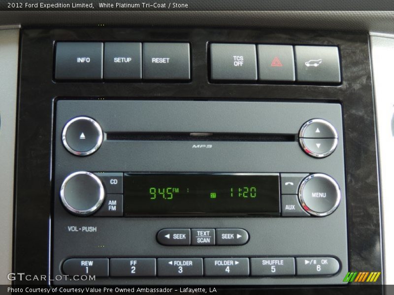 White Platinum Tri-Coat / Stone 2012 Ford Expedition Limited