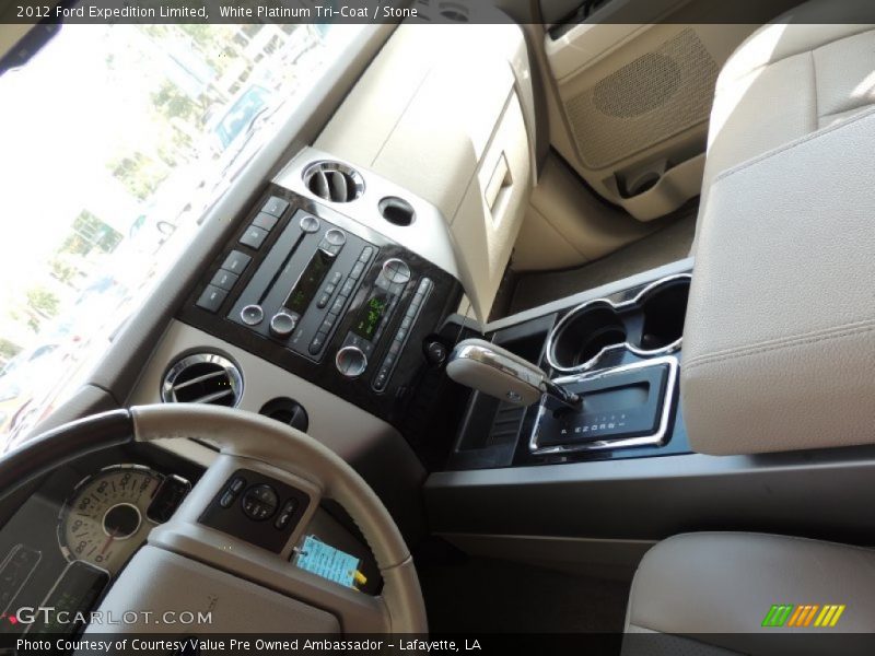 White Platinum Tri-Coat / Stone 2012 Ford Expedition Limited