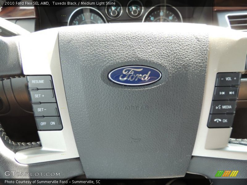 Tuxedo Black / Medium Light Stone 2010 Ford Flex SEL AWD