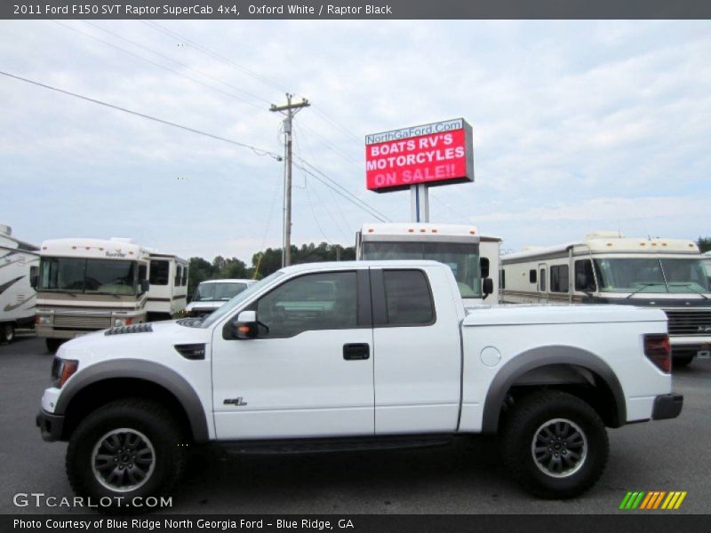 Oxford White / Raptor Black 2011 Ford F150 SVT Raptor SuperCab 4x4