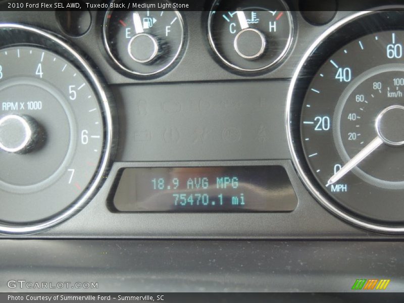 Tuxedo Black / Medium Light Stone 2010 Ford Flex SEL AWD