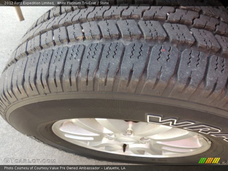 White Platinum Tri-Coat / Stone 2012 Ford Expedition Limited