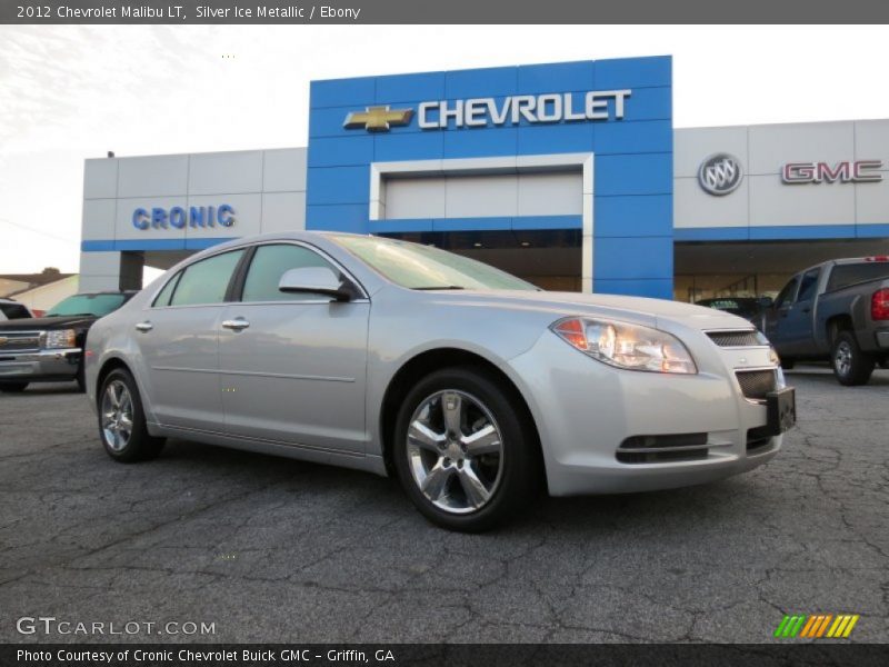 Silver Ice Metallic / Ebony 2012 Chevrolet Malibu LT