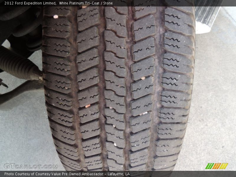 White Platinum Tri-Coat / Stone 2012 Ford Expedition Limited