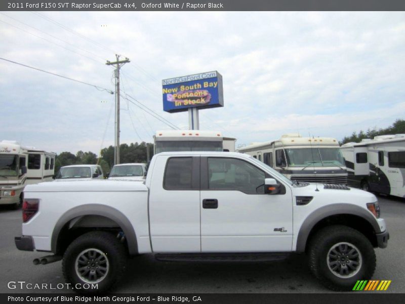 Oxford White / Raptor Black 2011 Ford F150 SVT Raptor SuperCab 4x4