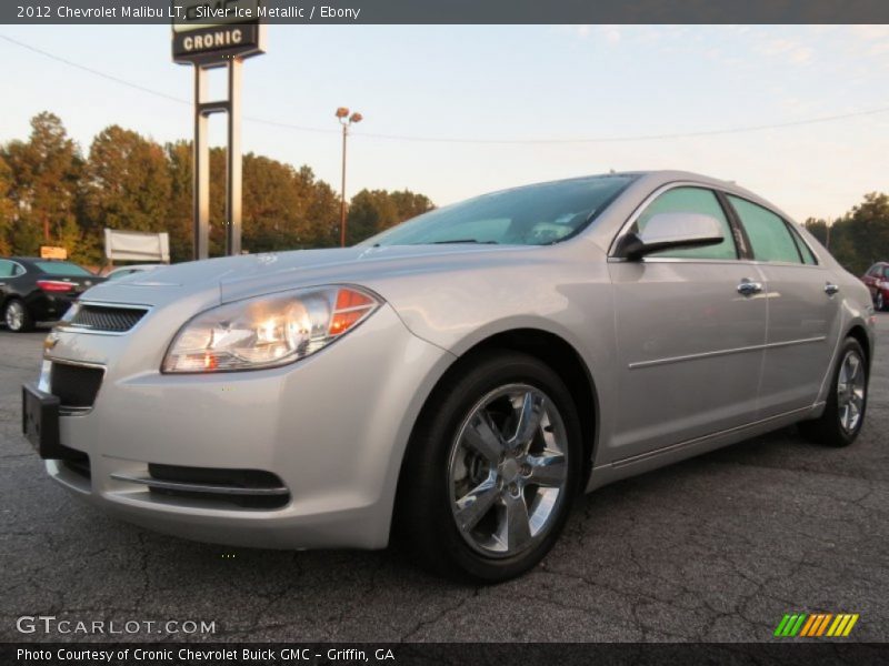 Silver Ice Metallic / Ebony 2012 Chevrolet Malibu LT