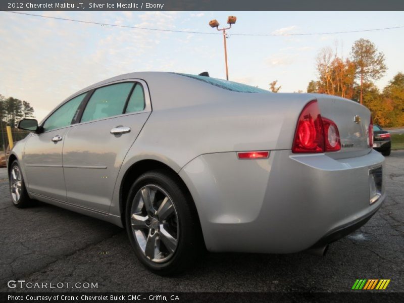 Silver Ice Metallic / Ebony 2012 Chevrolet Malibu LT