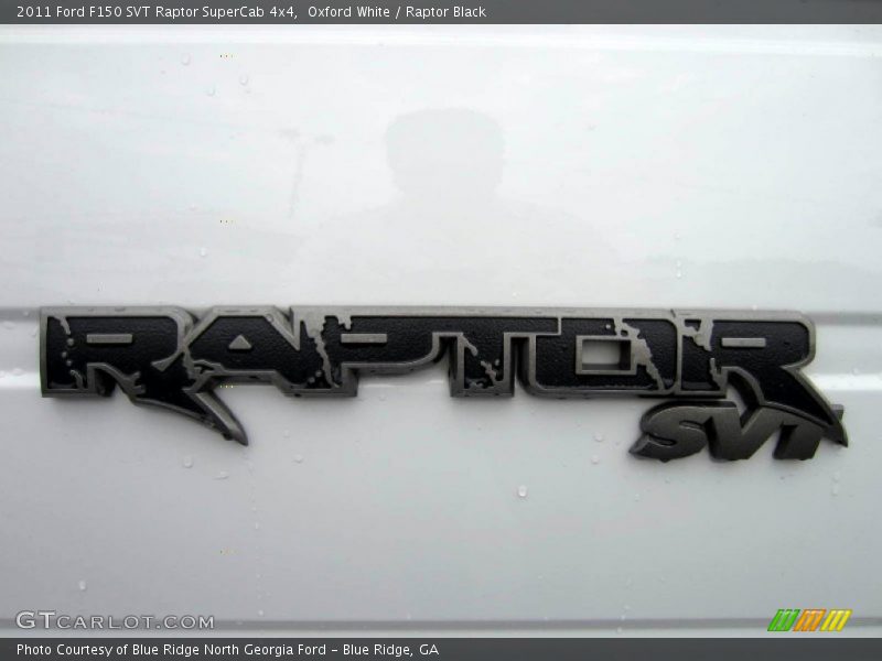 Oxford White / Raptor Black 2011 Ford F150 SVT Raptor SuperCab 4x4