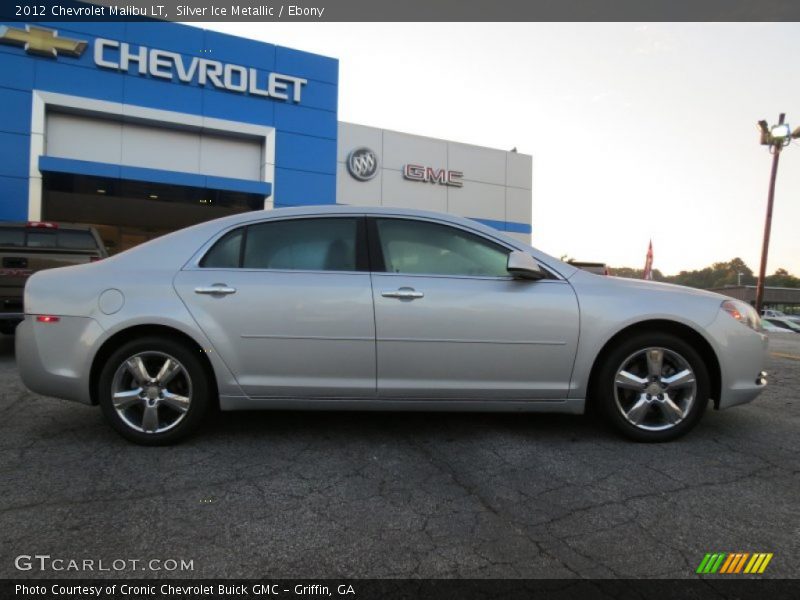 Silver Ice Metallic / Ebony 2012 Chevrolet Malibu LT