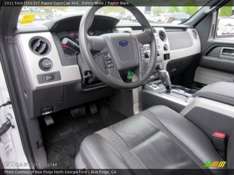 Oxford White / Raptor Black 2011 Ford F150 SVT Raptor SuperCab 4x4