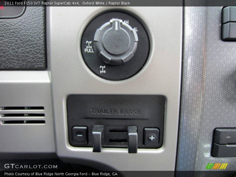 Controls of 2011 F150 SVT Raptor SuperCab 4x4