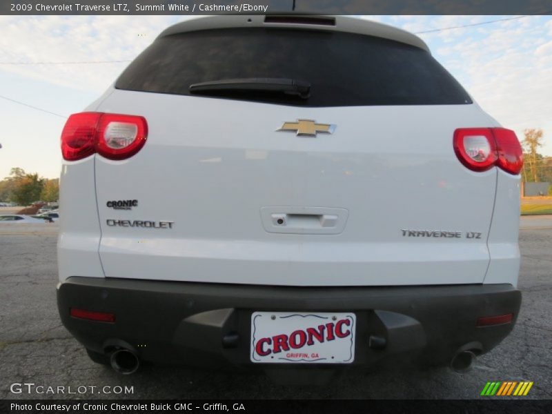 Summit White / Cashmere/Ebony 2009 Chevrolet Traverse LTZ