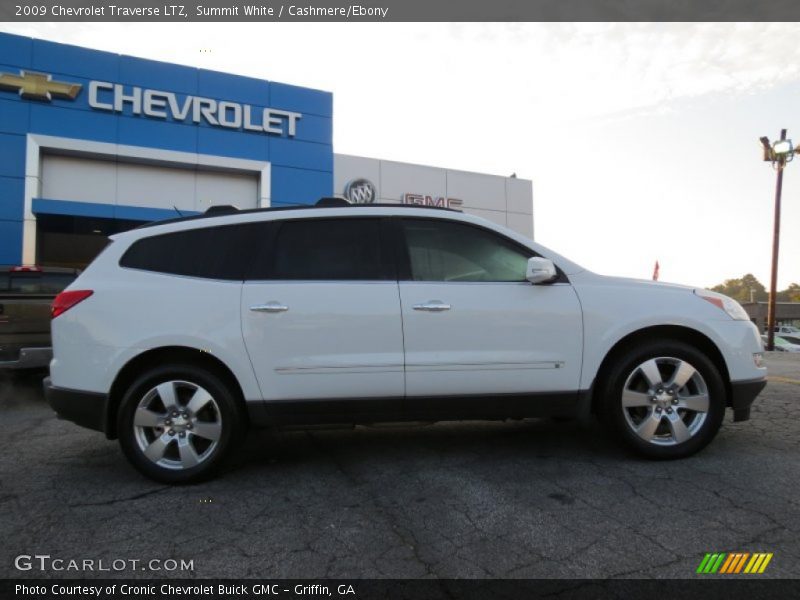 Summit White / Cashmere/Ebony 2009 Chevrolet Traverse LTZ