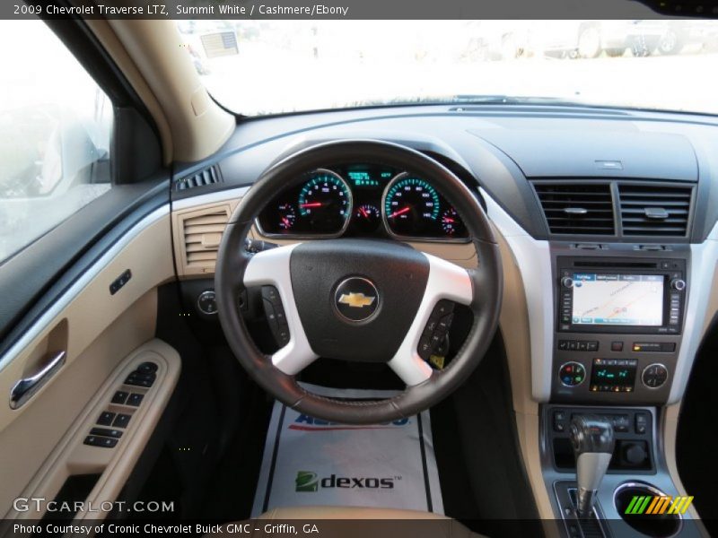 Summit White / Cashmere/Ebony 2009 Chevrolet Traverse LTZ
