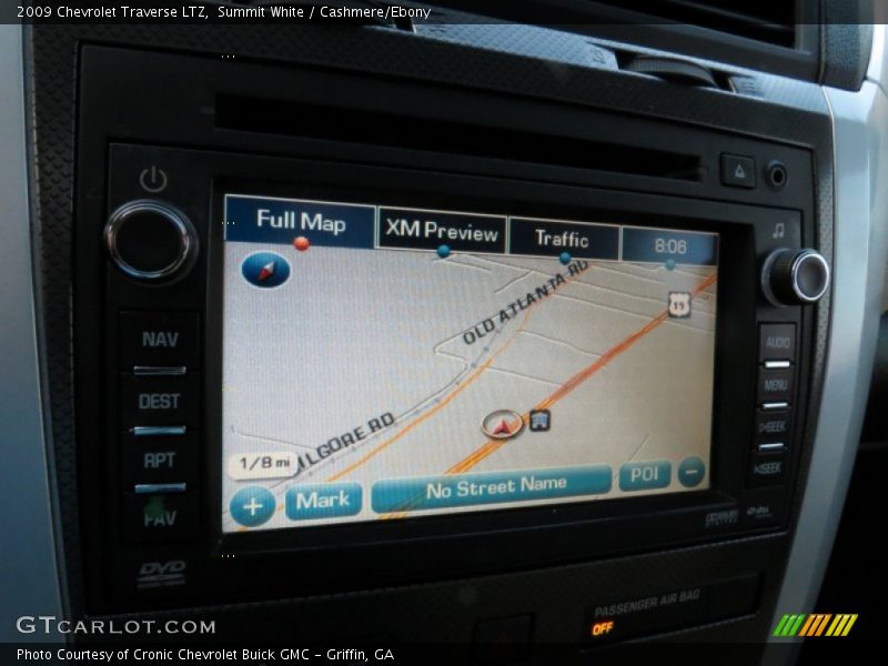 Summit White / Cashmere/Ebony 2009 Chevrolet Traverse LTZ
