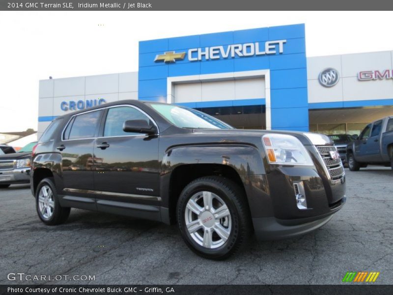 Iridium Metallic / Jet Black 2014 GMC Terrain SLE