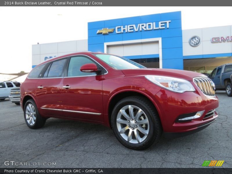 Crystal Red Tintcoat / Cocoa 2014 Buick Enclave Leather