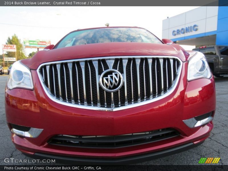 Crystal Red Tintcoat / Cocoa 2014 Buick Enclave Leather