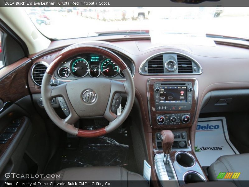 Crystal Red Tintcoat / Cocoa 2014 Buick Enclave Leather