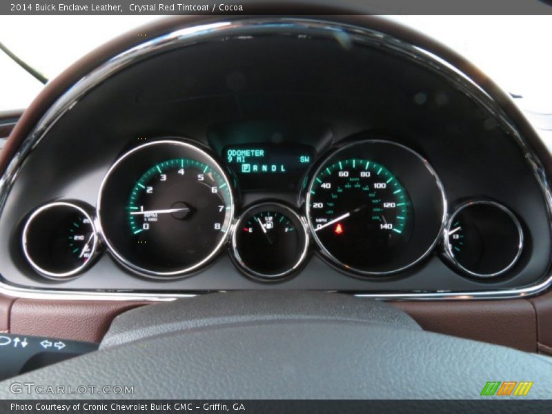 Crystal Red Tintcoat / Cocoa 2014 Buick Enclave Leather