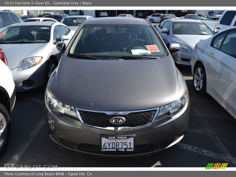 Gunmetal Grey / Black 2013 Kia Forte 5-Door EX