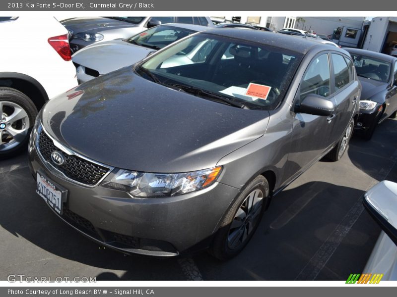 Gunmetal Grey / Black 2013 Kia Forte 5-Door EX