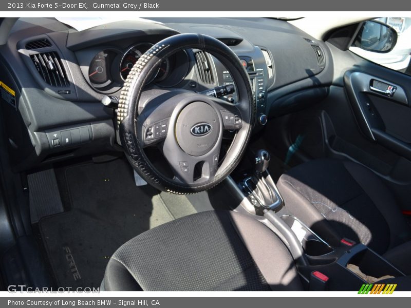 Gunmetal Grey / Black 2013 Kia Forte 5-Door EX