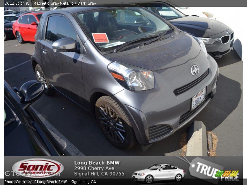 Magnetic Gray Metallic / Dark Gray 2012 Scion iQ