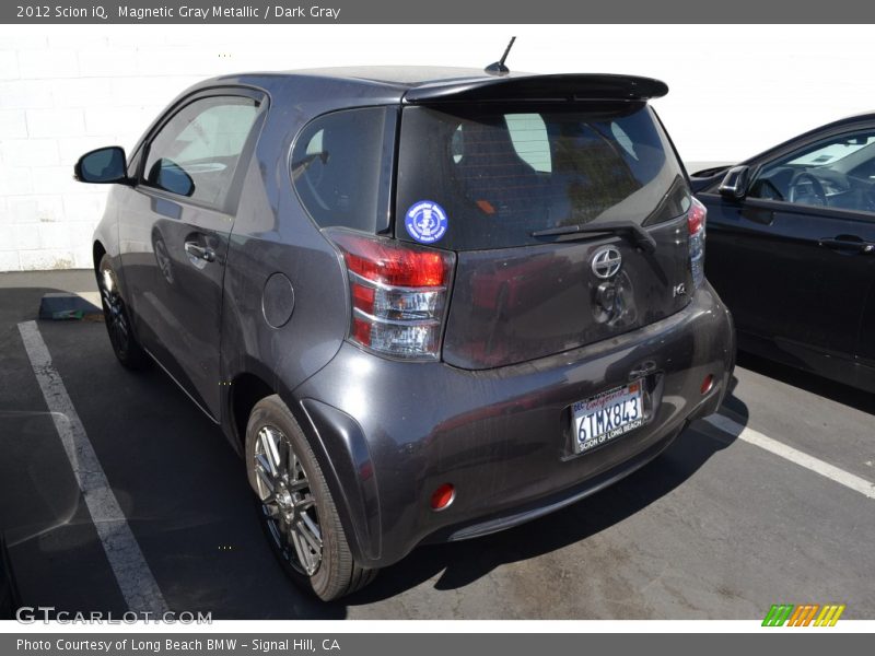 Magnetic Gray Metallic / Dark Gray 2012 Scion iQ