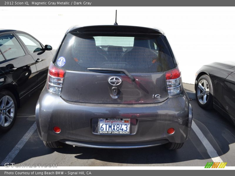 Magnetic Gray Metallic / Dark Gray 2012 Scion iQ