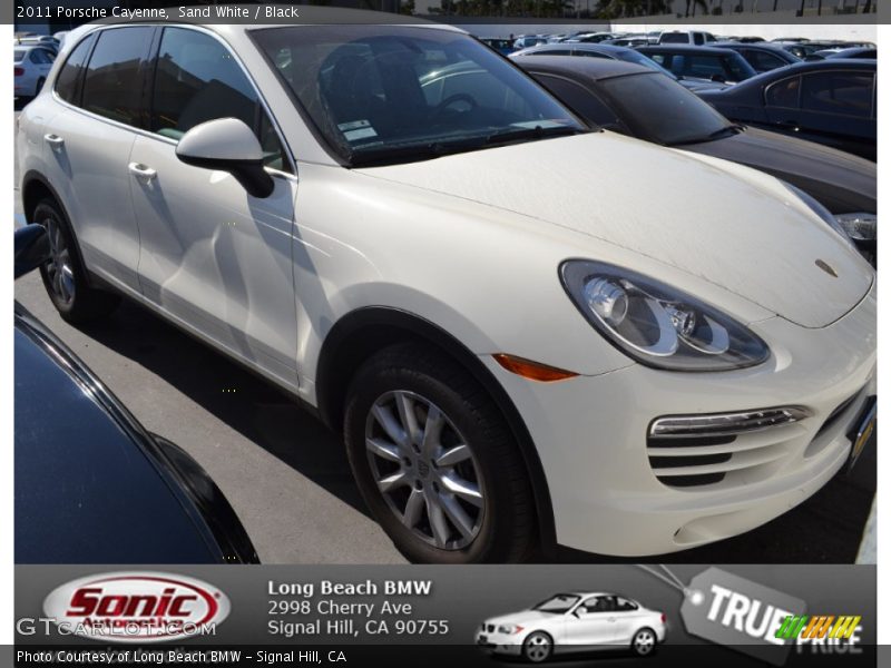 Sand White / Black 2011 Porsche Cayenne