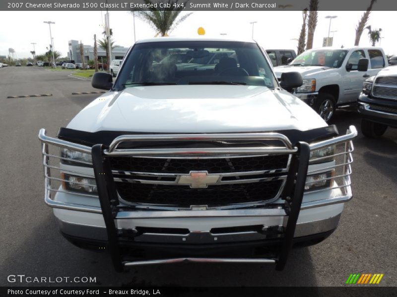Summit White / Dark Charcoal 2007 Chevrolet Silverado 1500 Classic LT Extended Cab 4x4