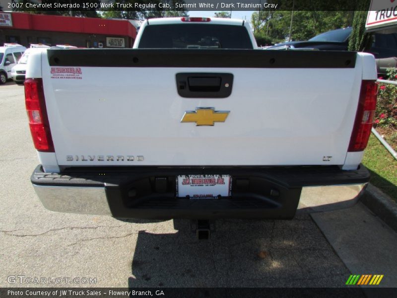 Summit White / Dark Titanium Gray 2007 Chevrolet Silverado 1500 Work Truck Regular Cab