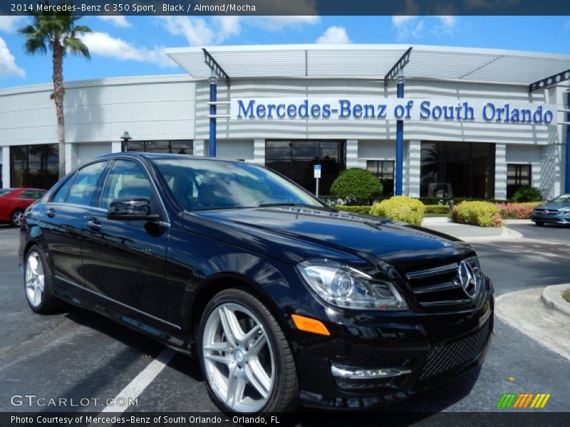 Black / Almond/Mocha 2014 Mercedes-Benz C 350 Sport