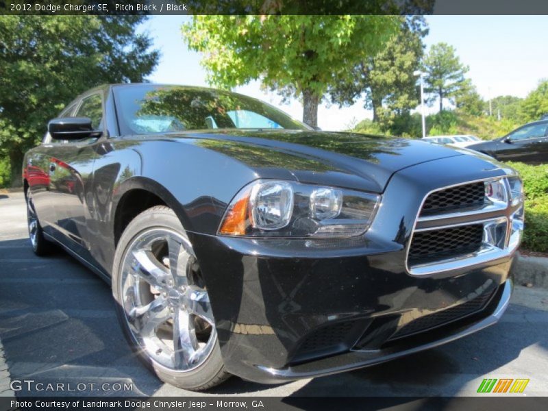 Pitch Black / Black 2012 Dodge Charger SE