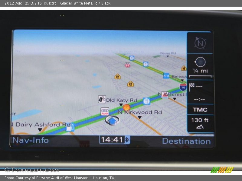 Glacier White Metallic / Black 2012 Audi Q5 3.2 FSI quattro