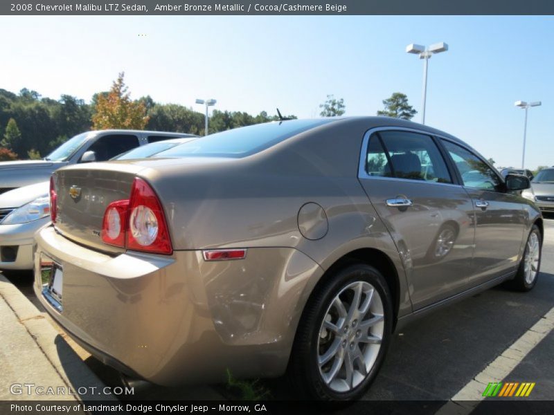 Amber Bronze Metallic / Cocoa/Cashmere Beige 2008 Chevrolet Malibu LTZ Sedan
