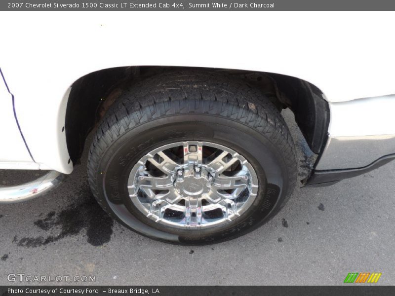 Summit White / Dark Charcoal 2007 Chevrolet Silverado 1500 Classic LT Extended Cab 4x4