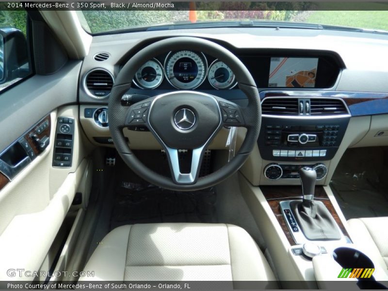Black / Almond/Mocha 2014 Mercedes-Benz C 350 Sport