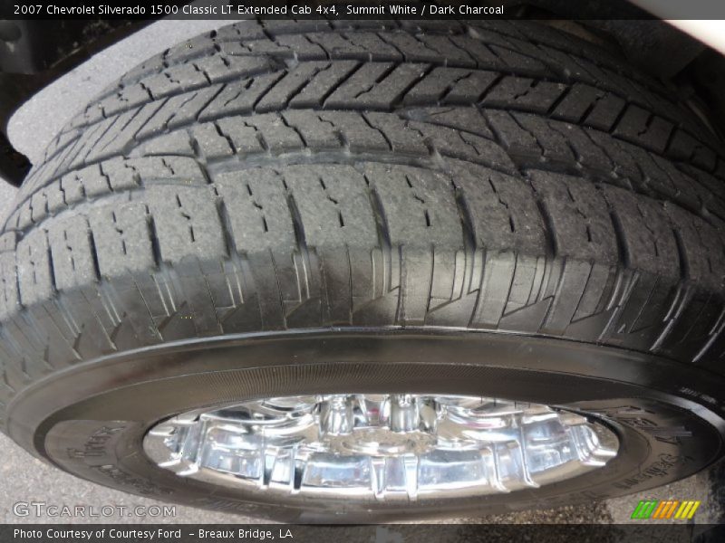 Summit White / Dark Charcoal 2007 Chevrolet Silverado 1500 Classic LT Extended Cab 4x4