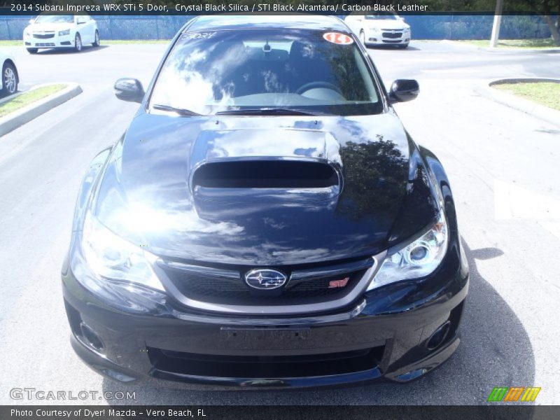 Crystal Black Silica / STI Black Alcantara/ Carbon Black Leather 2014 Subaru Impreza WRX STi 5 Door