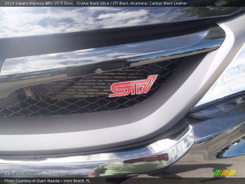 Crystal Black Silica / STI Black Alcantara/ Carbon Black Leather 2014 Subaru Impreza WRX STi 5 Door