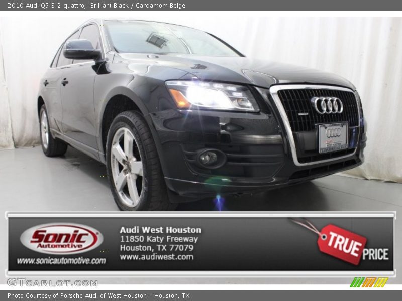 Brilliant Black / Cardamom Beige 2010 Audi Q5 3.2 quattro