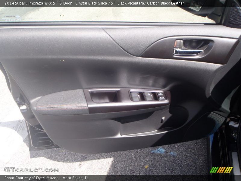 Crystal Black Silica / STI Black Alcantara/ Carbon Black Leather 2014 Subaru Impreza WRX STi 5 Door