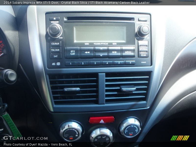 Crystal Black Silica / STI Black Alcantara/ Carbon Black Leather 2014 Subaru Impreza WRX STi 5 Door