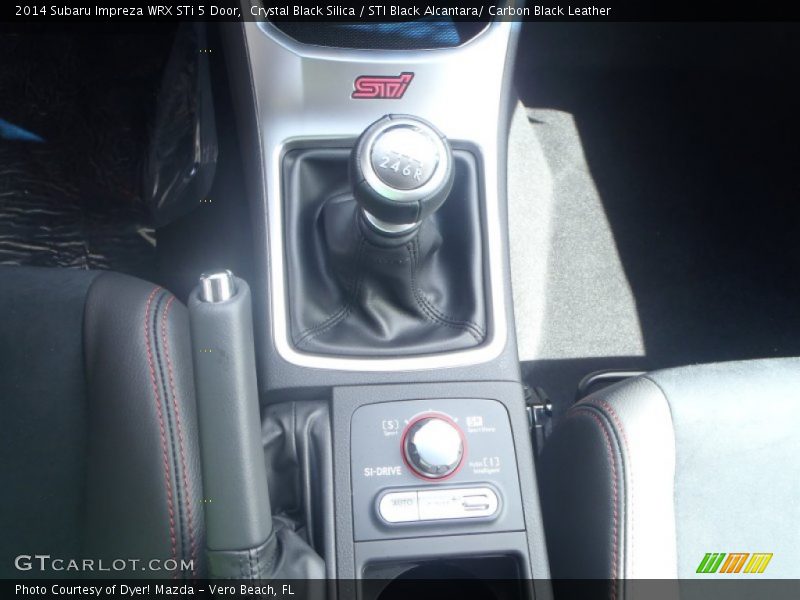 Crystal Black Silica / STI Black Alcantara/ Carbon Black Leather 2014 Subaru Impreza WRX STi 5 Door