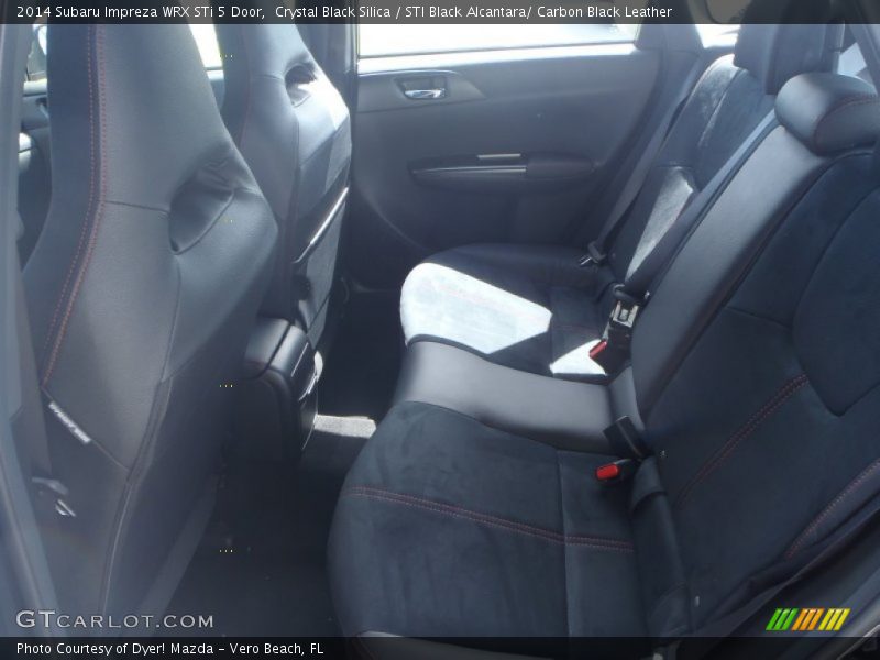 Crystal Black Silica / STI Black Alcantara/ Carbon Black Leather 2014 Subaru Impreza WRX STi 5 Door